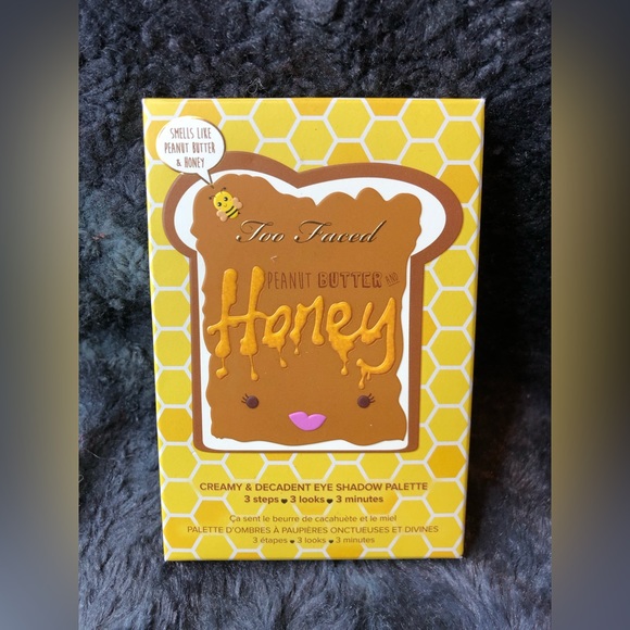 NIB Too Faced Limited Edition 🥜🍯 Peanut Butter and Honey Eye Shadow Palette - Picture 2 of 10